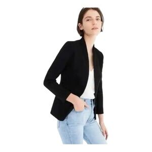 NWT-J. CREW-BLACK SATIN FEEL BLAZER